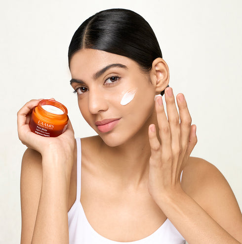 L’aamis Pure White Night Glow Cream |Brightens And Repairs The Skin | Overnight Skin Enhancer | Perfect For All Skin Types | 50 G